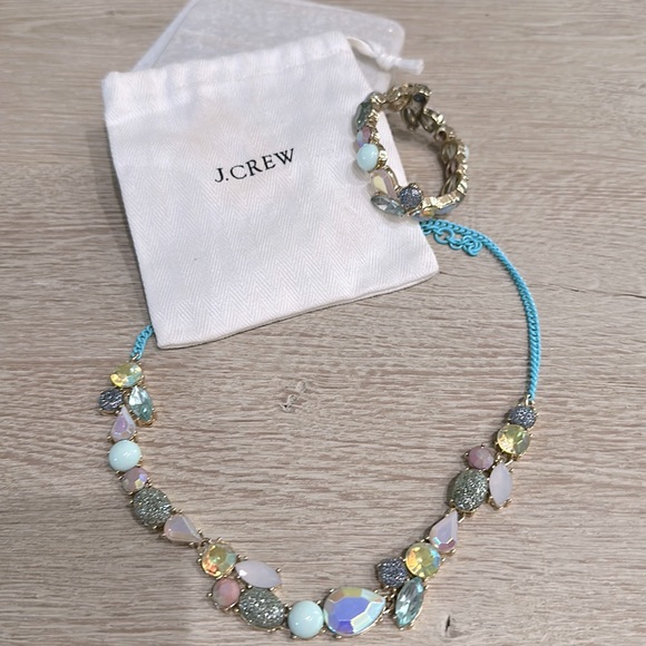 J.Crew - Crewcuts stunning necklace and bracelet set! Sold out - Picture 1 of 7